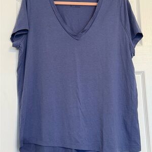 Patagonia Women's Blue V-Neck Tee